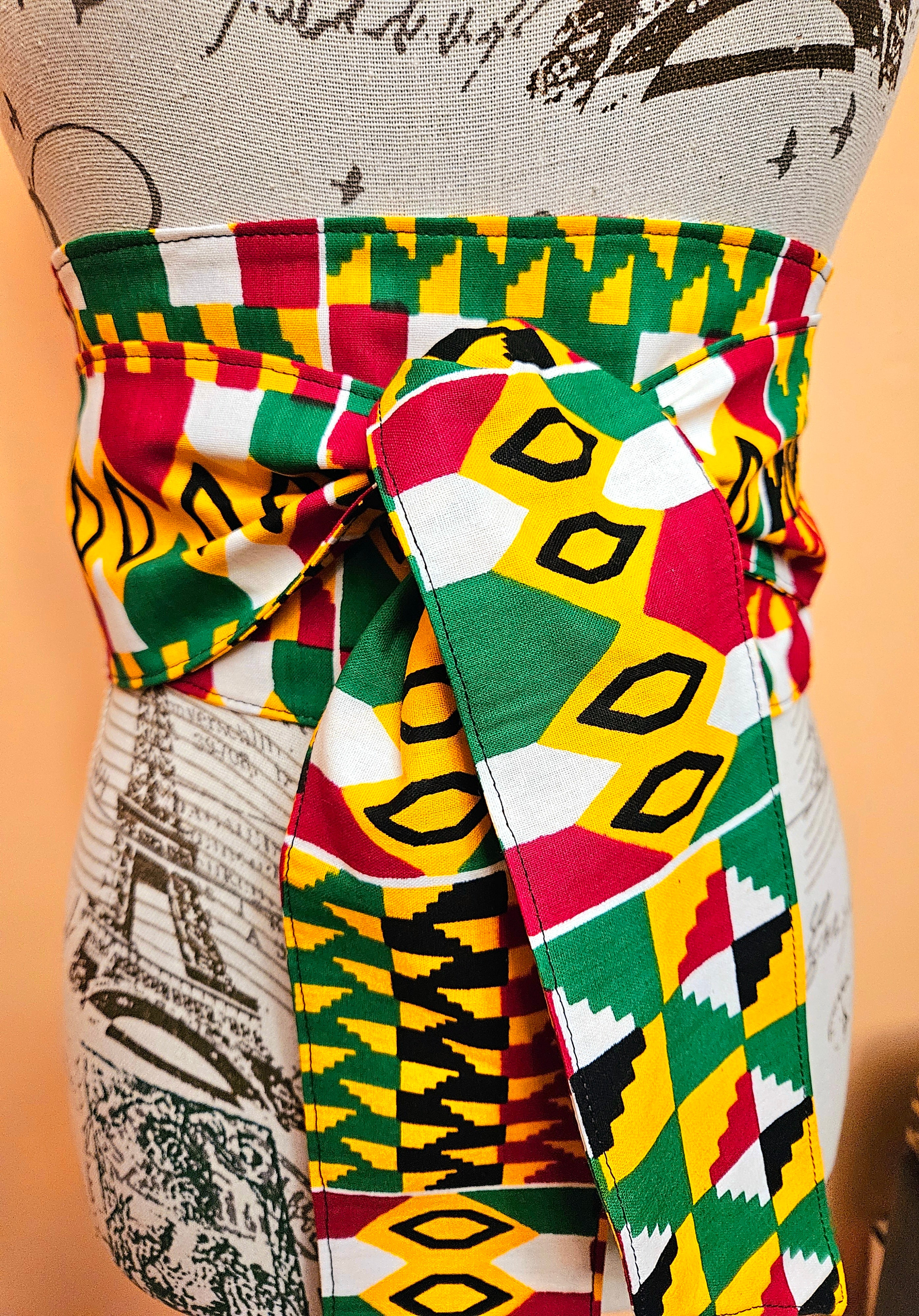 Ankara Styles Ankara Obi Belt Ankara Obi Belt, Design – Live Laugh