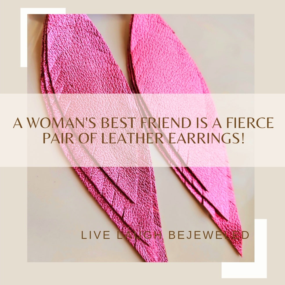 Triple Threat Leather Feather